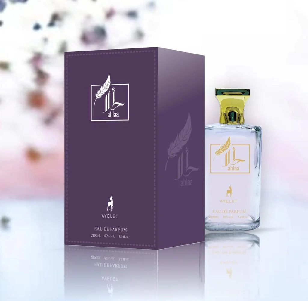 Ahlaa Perfume – Long Lasting Soft Fresh Floral Fragrance for Men & Women (100ml Eau De Parfum)
